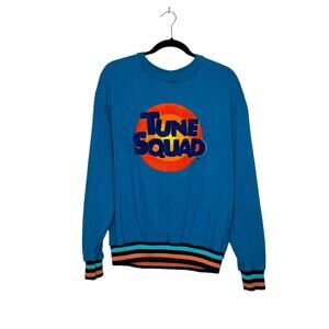 Dumbgood Space Jam Exclusive BLUE Crew Neck Sweatshirt size medium